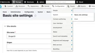 Drupal screenshot