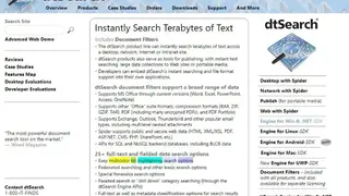 Dtsearch screenshot
