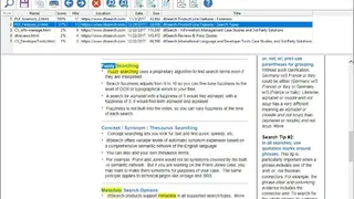 Dtsearch screenshot