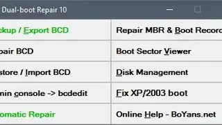 Dual-boot Repair screenshot