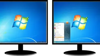 Dual Monitor Taskbar screenshot