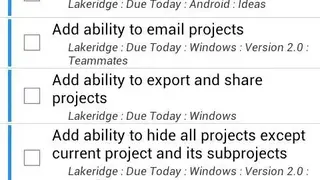 Due Today screenshot