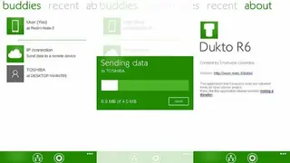 Dukto R6 screenshot