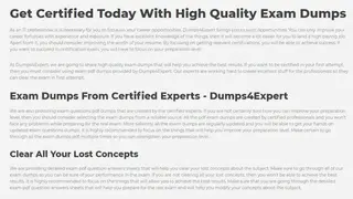 Dumps4Expert screenshot