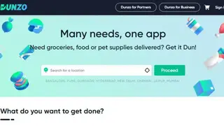Dunzo screenshot