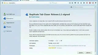 Duplicate Tabs Closer screenshot