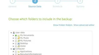 Duplicati screenshot