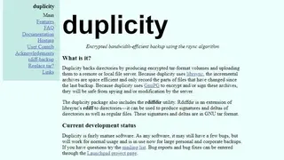 Duplicity screenshot