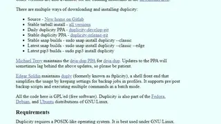 Duplicity screenshot