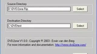 DVD2One screenshot