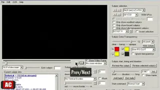 DVDSubEdit screenshot