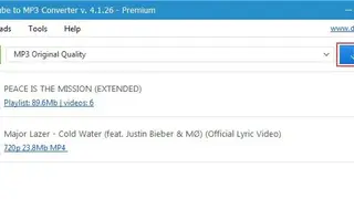 DVDVideoSoft Free YouTube to MP3 Converter screenshot