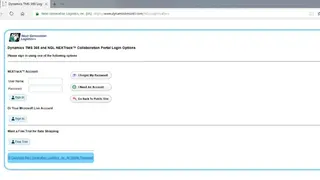 Dynamics TMS® screenshot
