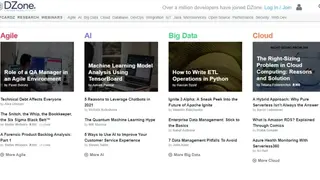 Dzone screenshot