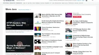 Dzone screenshot