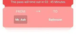 E-hallpass screenshot