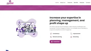 e-School ERP screenshot