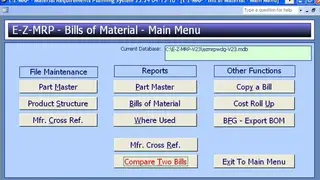 E-Z-MRP screenshot