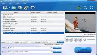 EaseFab Video Converter screenshot