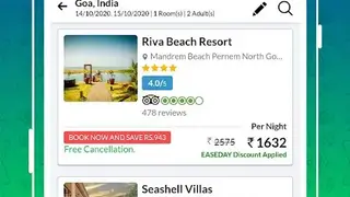 EaseMyTrip screenshot