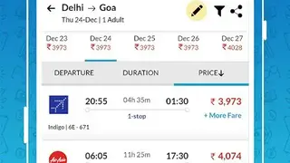 EaseMyTrip screenshot