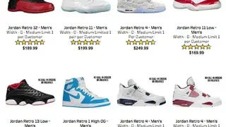 Eastbay screenshot