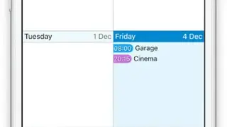 Easy calendar screenshot