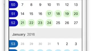 Easy calendar screenshot