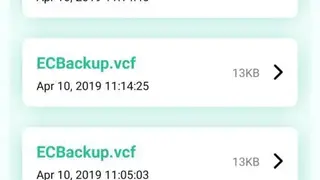 Easy Contacts Backup by AppAspect screenshot