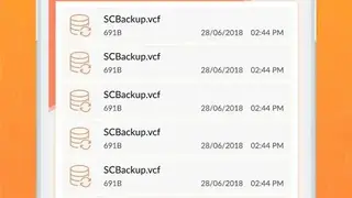 Easy Contacts Backup & Restore screenshot