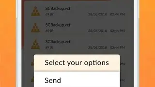 Easy Contacts Backup & Restore screenshot