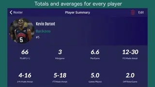 Easy Stats for Basketball screenshot
