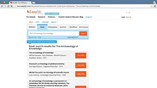 EasyBib screenshot