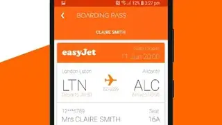 easyJet screenshot