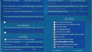 EasyMiner screenshot