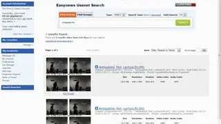 Easynews screenshot