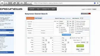Easynews screenshot