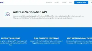EasyPost Address Verification API screenshot