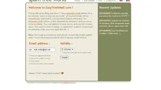 Easytrashmail screenshot