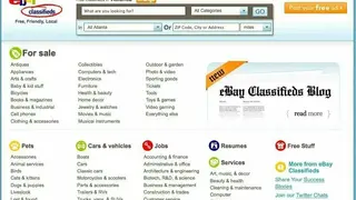eBay Classifieds screenshot