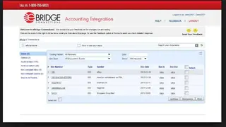 eBridge Connections EDI screenshot