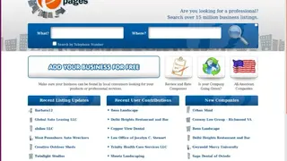 eBusiness Pages screenshot