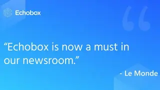 Echobox screenshot