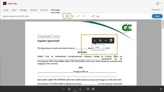 EchoSign screenshot
