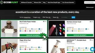 Ecomhunt screenshot