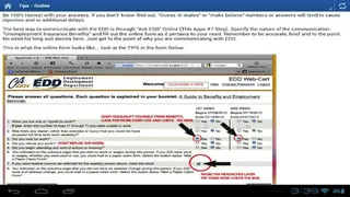 EDD HELP – Unemployment CA screenshot