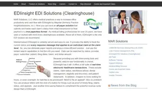 EDIinsight screenshot