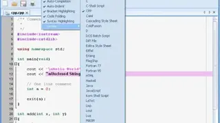 Editra screenshot