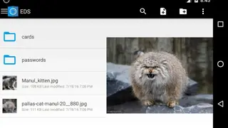 EDS (Encrypted Data Store) screenshot