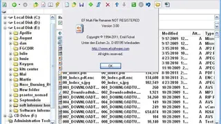 EF Multi File Renamer screenshot